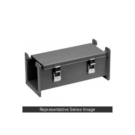 Hammond N12 Wireway, Cross Fitting, Fits 12 x 6, Steel/Gray 1485FY